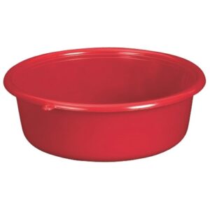 Photo de ALUMINIUM ET PLASTIQ Cuvette ronde d21x6cm 1.5l rouge