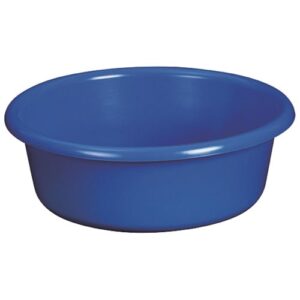 Photo de ALUMINIUM ET PLASTIQ Cuvette ronde d25x8cm 2.5l bleu
