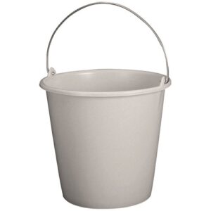 Photo de ALUMINIUM ET PLASTIQ Seau ménage 8l gradué gris moucheté