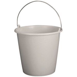 Photo de ALUMINIUM ET PLASTIQ Seau ménage 10l gradué gris p.