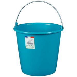 Photo de ALUMINIUM ET PLASTIQ Seau gradué 28 cm / 10 L Bleu - Green Line