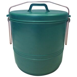 Photo de ALUMINIUM ET PLASTIQ Poubelle compost 16l verte