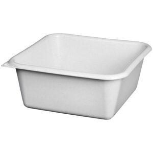 Photo de ALUMINIUM ET PLASTIQ Cuvette carrée 32cm 8.5l gris moucheté