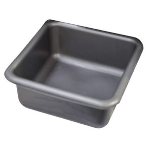 Photo de ALUMINIUM ET PLASTIQ Cuvette carrée 32cm 8.5l silver