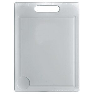 Photo de ALUMINIUM ET PLASTIQ Planche à découper 35 x 25 cm - plastique - blanc