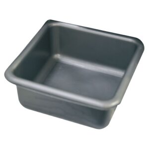 Photo de ALUMINIUM ET PLASTIQ Cuvette carrée 38cm 15 l silver