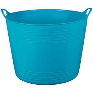 Photo de ALUMINIUM ET PLASTIQ Panier souple 46 cm / 40 L Bleu - Green Line