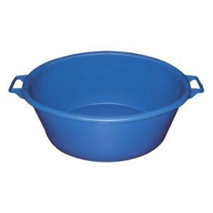 Photo de ALUMINIUM ET PLASTIQ Baquet oval 70l 77x58cm ren bleu