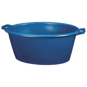 Photo de ALUMINIUM ET PLASTIQ Baquet oval 45l 62x50cm ren bleu