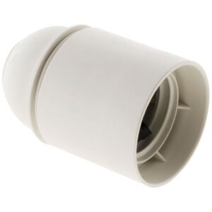 Photo de INOTECH Douille E27 lisse plastique blanc vrac