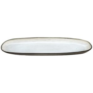 Photo de MEDARD DE NOBLAT Plat ovale 35,5 x 14 cm - Shadow Nacré