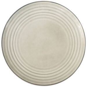 Photo de MEDARD DE NOBLAT Assiette plate 27 cm Gris Clair - Flow