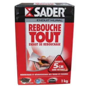 Photo de SADER Enduit rebouche tout poudre 1kg