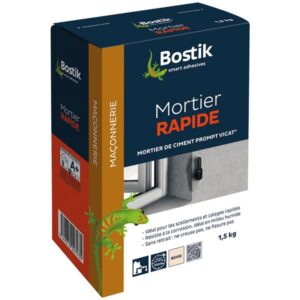 Photo de BOSTIK Mortier rapide prompt Vicat - 1,5 Kg