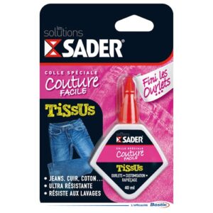 Photo de SADER Colle spécial couture facile - incolore - 40 mL