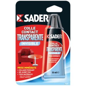 Photo de SADER Colle contact type néoprène - prise immédiate - gel - invisible - 55 mL