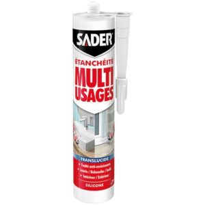 Photo de SADER Sader mastic silicone multi usage translucide 310 ml