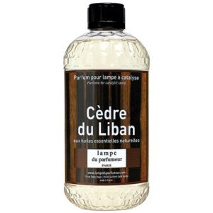 Photo de LAMPE DU PARFUMEUR Recharge pour lampe 500 ml cèdre du Liban
