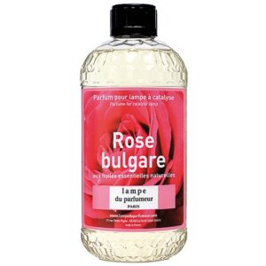 Photo de LAMPE DU PARFUMEUR Recharge pour lampe 500 ml rose bulgare
