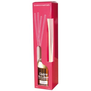 Photo de LAMPE DU PARFUMEUR Brins de parfum bambou 100 ml cèdre du Liban