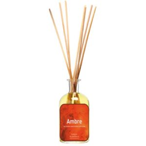 Photo de LAMPE DU PARFUMEUR Brins de parfum bambou 100 ml ambre