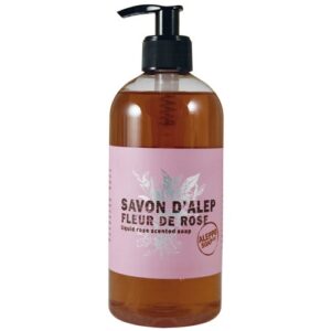 Photo de ALEPPO SOAP Savon liquide d'alep parfumé à la rose 500 ml