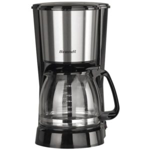 Photo de BRANDT Cafetière filtre 15 tasses Noire Inox - CAF815X