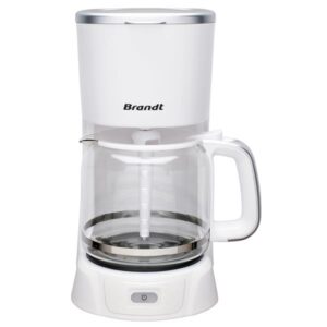 Photo de BRANDT Cafetière filtre 18 tasses Blanc Silver - CAF1318S