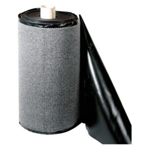 Photo de IDMAT Tapis en rouleau 90 x 250 cm Gris - Cahors Florac