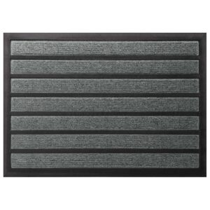 Photo de IDMAT Tapis Combi'absorbant Gris 60 x 90 cm