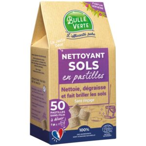 Photo de BULLE VERTE Nettoyant sol en pastille x 50 =50 lavages