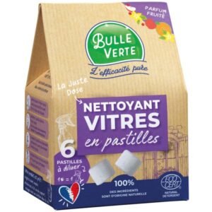 Photo de BULLE VERTE Nettoyant vitres en pastille x 6 = 6 vaporisateurs 500ml