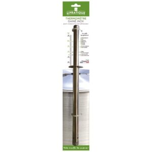 Photo de LE PRATIQUE Thermomètre gaine acier inox le parfait