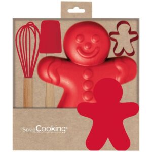Photo de SCRAPCOOKING Coffret ustensiles - Bonhomme pain d'épices