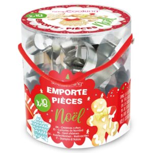 Photo de SCRAPCOOKING Seau de 18 emporte-pièces 'Noël'