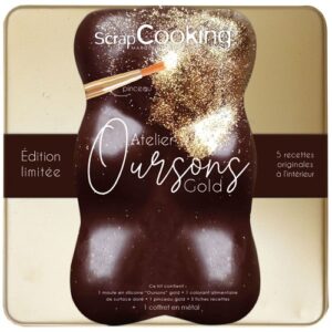 Photo de SCRAPCOOKING Coffret moule silicone - Ourson Gold - Édition Limitée