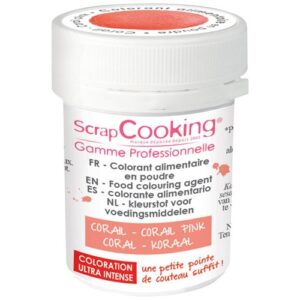 Photo de SCRAPCOOKING Colorant alimentaire en poudre Corail 5 g *