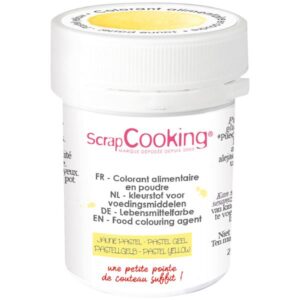 Photo de SCRAPCOOKING Colorant alimentaire en poudre Jaune Pastel 5 g *