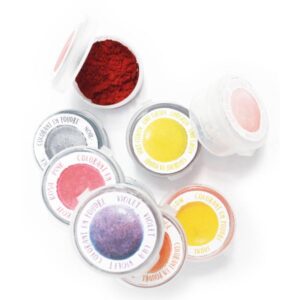 Photo de SCRAPCOOKING Lot de 9 mini-colorants en poudre Artificiels *