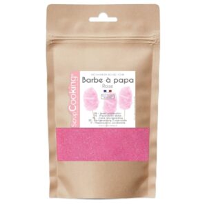 Photo de SCRAPCOOKING Préparation sucrée Barbe à papa Rose 160 g *