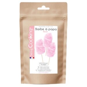 Photo de SCRAPCOOKING Préparation sucrée pour barbe à papa Rose 400 g *