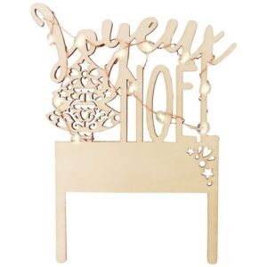 Photo de SCRAPCOOKING Cake topper LED - Joyeux Noël