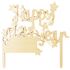 Photo de SCRAPCOOKING Cake topper LED - Happy New Year