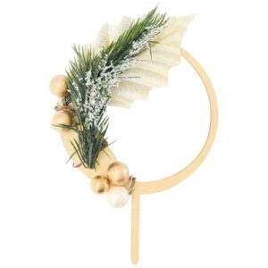 Photo de SCRAPCOOKING Cake topper - Couronne de Noël