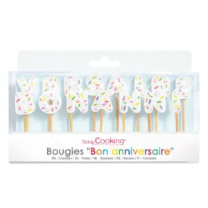 Photo de SCRAPCOOKING Lot de 15 bougies - Bon anniversaire