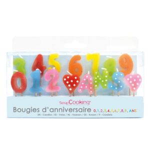 Photo de SCRAPCOOKING Lot de 15 bougies - Chiffres