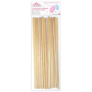 Photo de SCRAPCOOKING Lot de 25 bâtonnets pour Barbe à papa