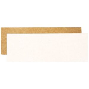 Photo de SCRAPCOOKING Lot 5 supports à gâteaux rectangulaires 30 x 10 cm - Kraft