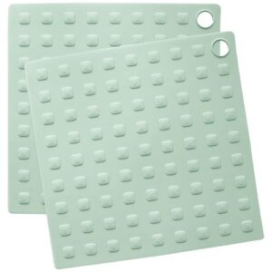 Photo de SCRAPCOOKING Lot 2 maniques carrées en silicone