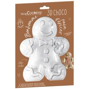 Photo de SCRAPCOOKING Moule 3D chocolat - Bonhomme de Pain d'Épices